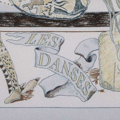 Hermes Silk Les Danses Des Indiens Scarf 90 4 of 7