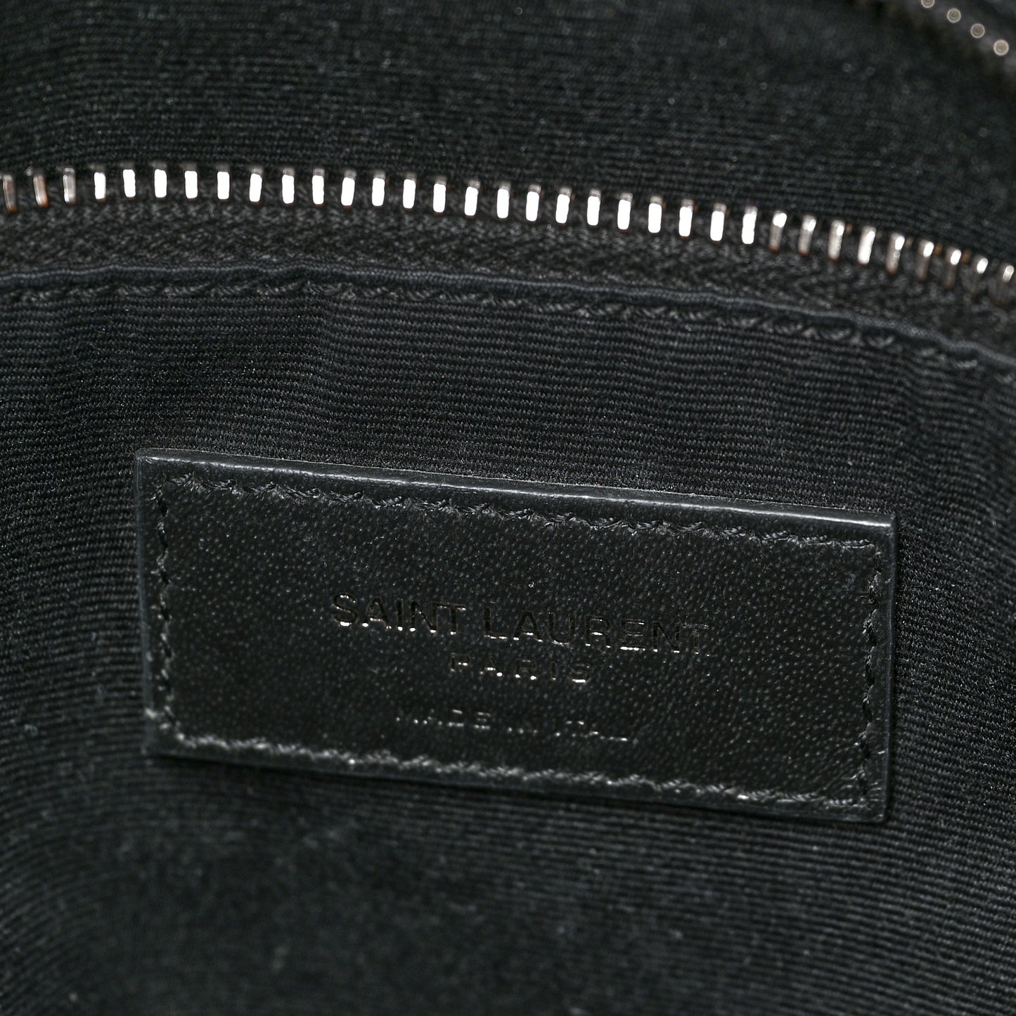 Crinkled Calfskin Matelasse Monogram Medium Niki Chain Satchel Black
