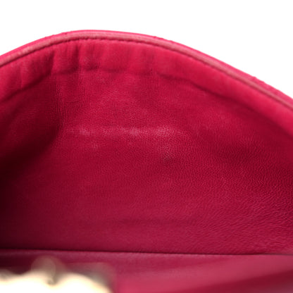 Christian Dior Lambskin Cannage Miss Dior Promenade Pouch Fuchsia 15 of 24