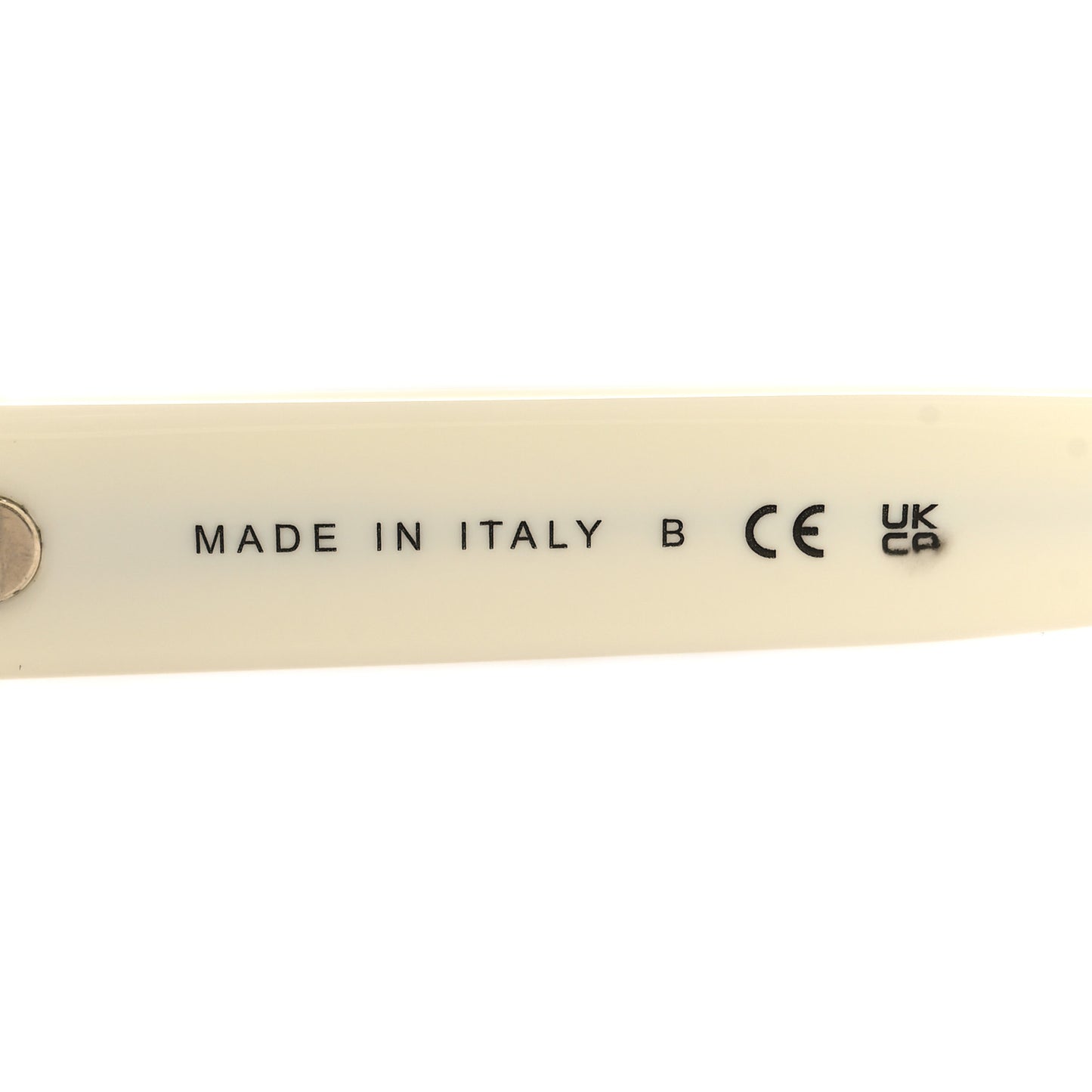 Acetate Pearl Cat Eye CC Sunglasses 5481-H-A White