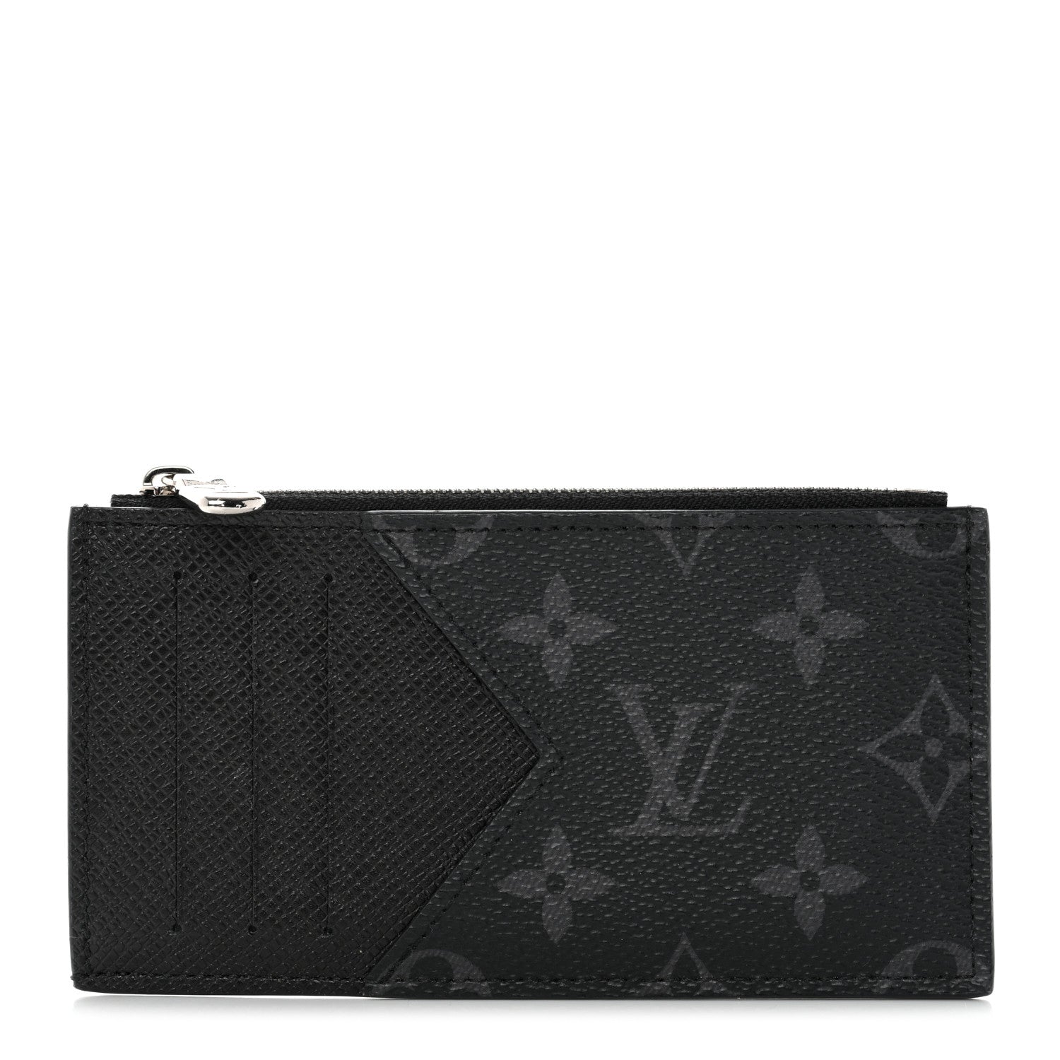 Louis Vuitton Taigarama Coin Card Holder Black 1 of 10
