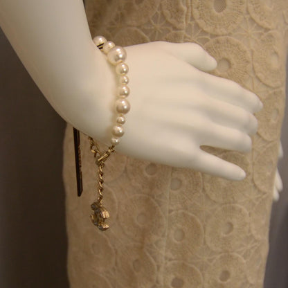 Chanel Pearl CC Bracelet Gold 2 of 5