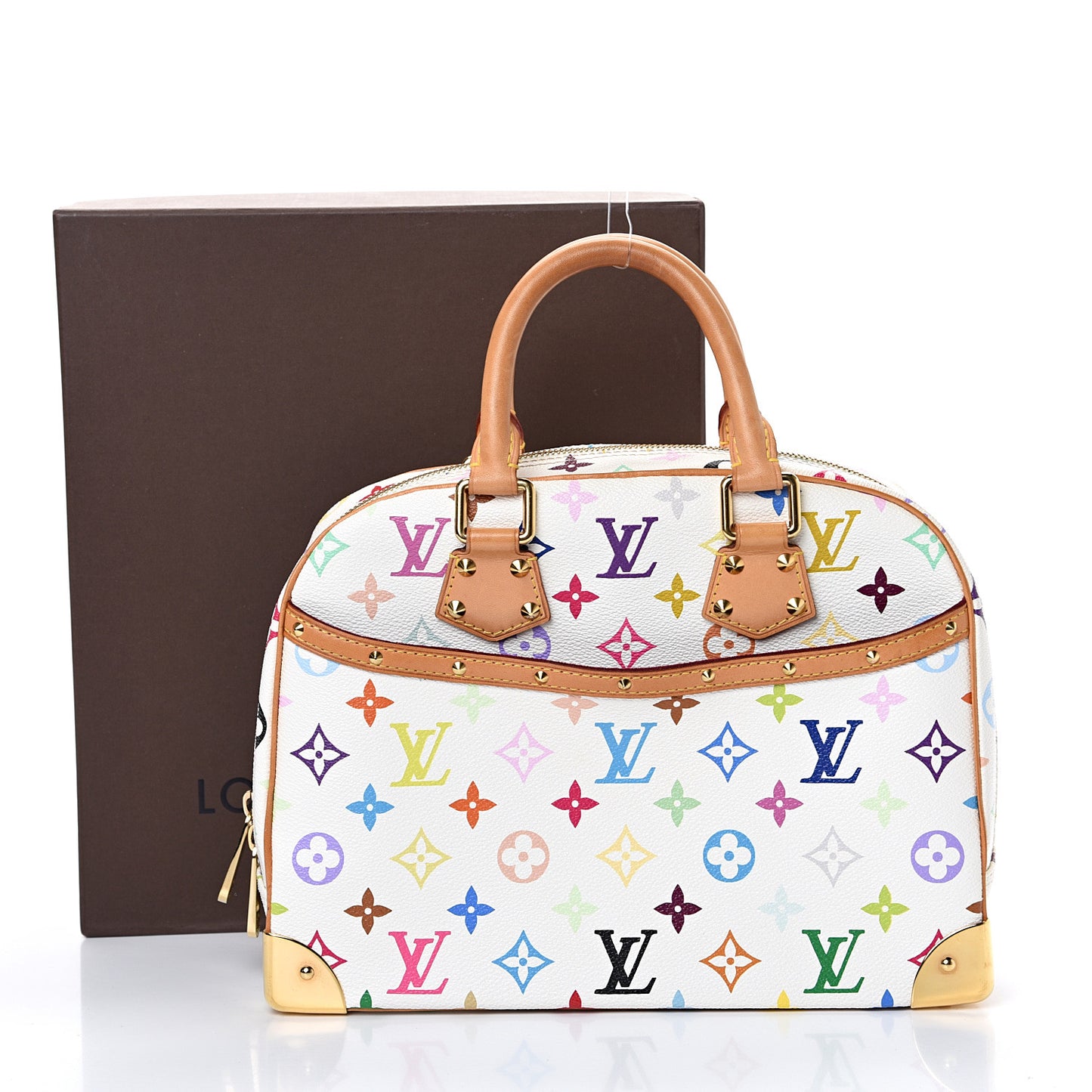 Monogram Multicolor Trouville White