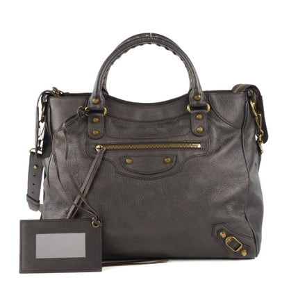 Balenciaga Chevre Classic Gold Hardware Velo Bronze 1 of 8