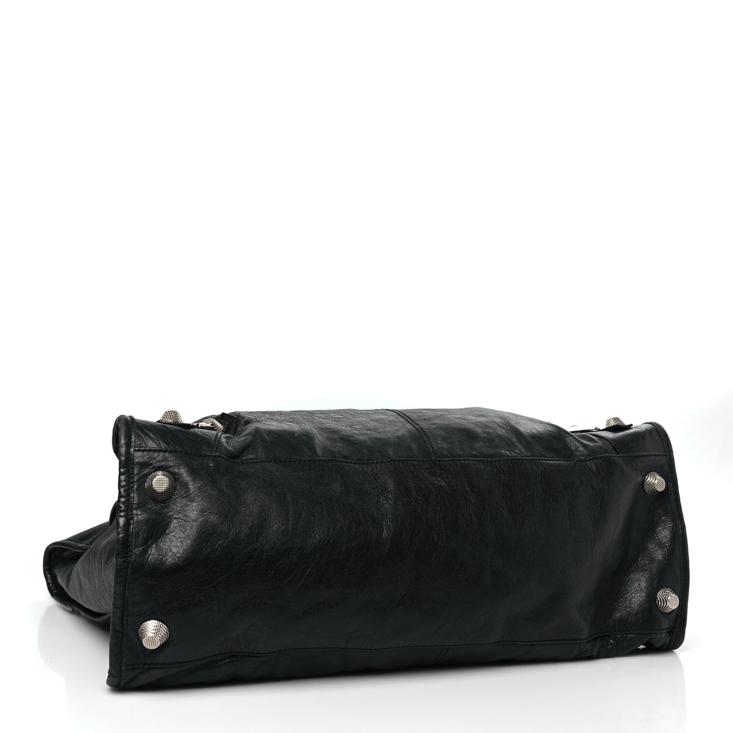 Agneau Giant 21 Silver Hardware Weekender Black