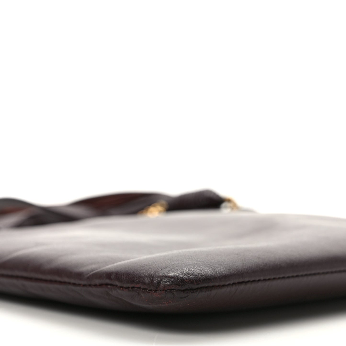 Calfskin Teen Monogram Crossbody Bag Bordeaux