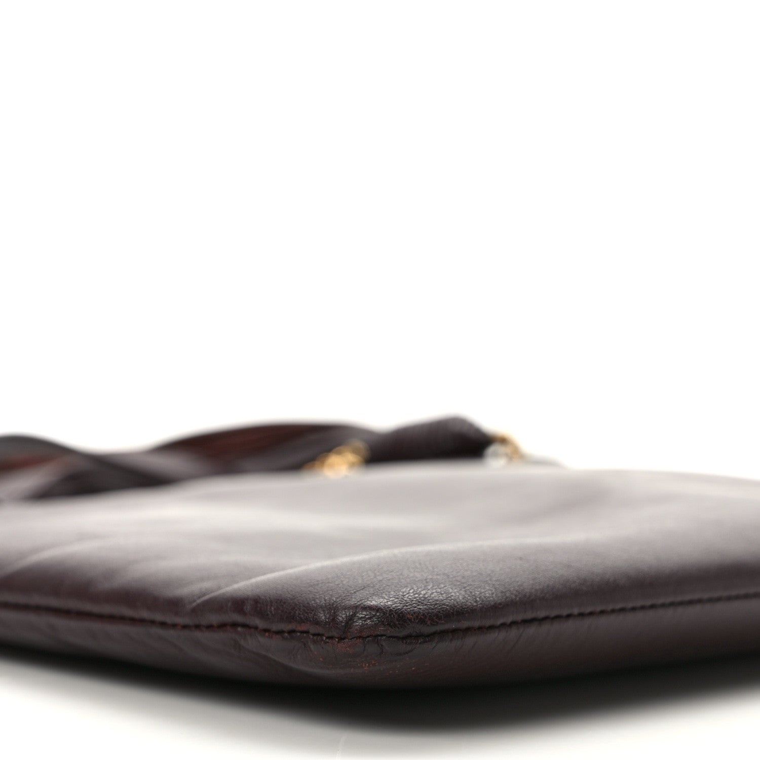 Saint Laurent Calfskin Teen Monogram Crossbody Bag Bordeaux 7 of 9