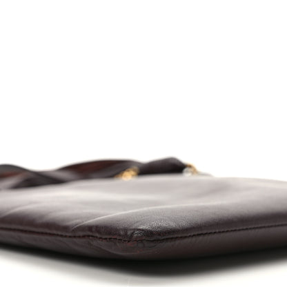 Saint Laurent Calfskin Teen Monogram Crossbody Bag Bordeaux 7 of 9