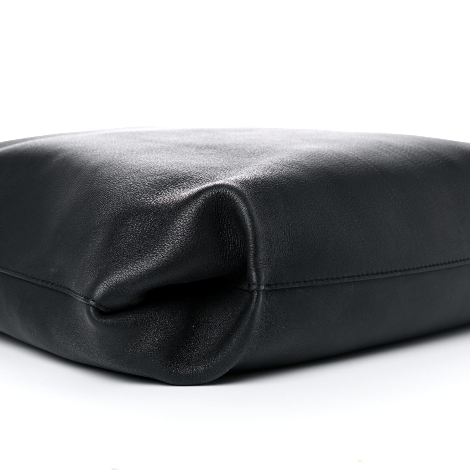 Burberry Calfskin Grommet Hobo Black 8 of 16