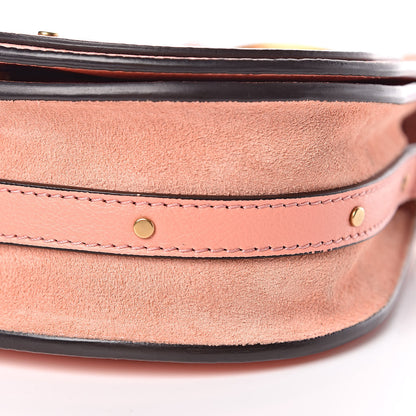 Chloe Calfskin Suede Small Nile Bracelet Bag Ideal Blush 13 of 15