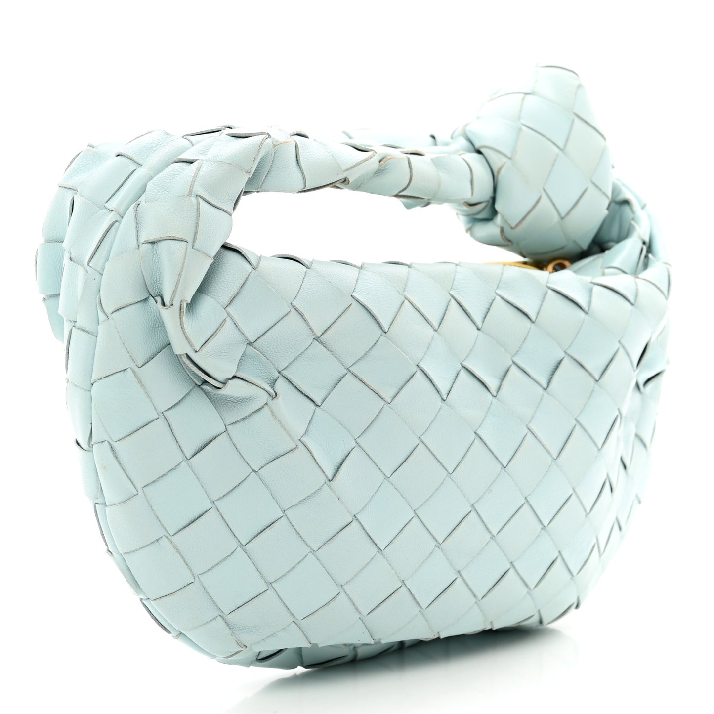Nappa Intrecciato Mini Jodie Teal Washed
