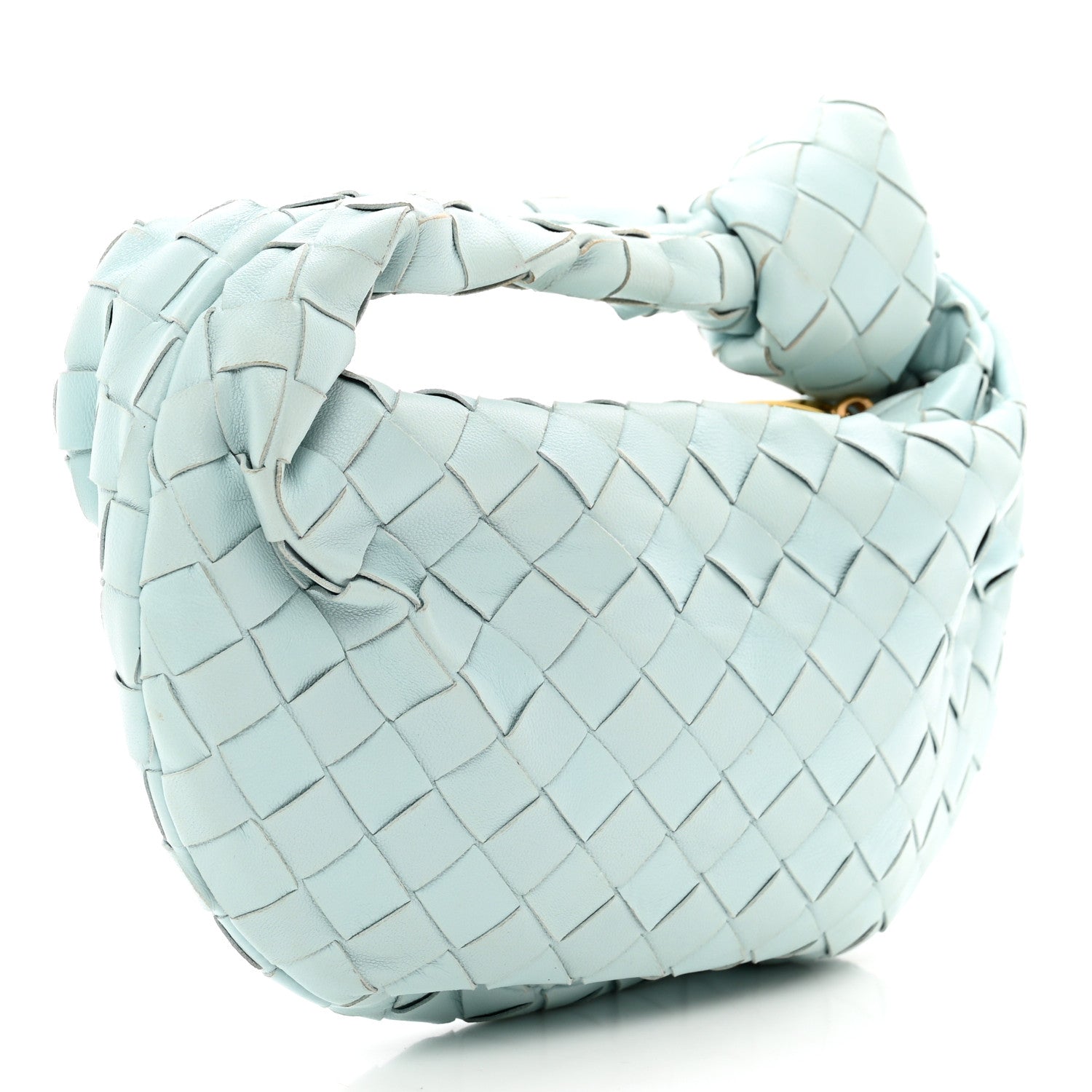 Bottega Veneta Nappa Intrecciato Mini Jodie Teal Washed 3 of 9