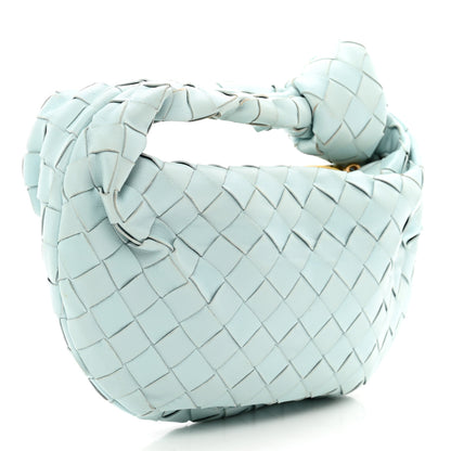 Bottega Veneta Nappa Intrecciato Mini Jodie Teal Washed 3 of 9