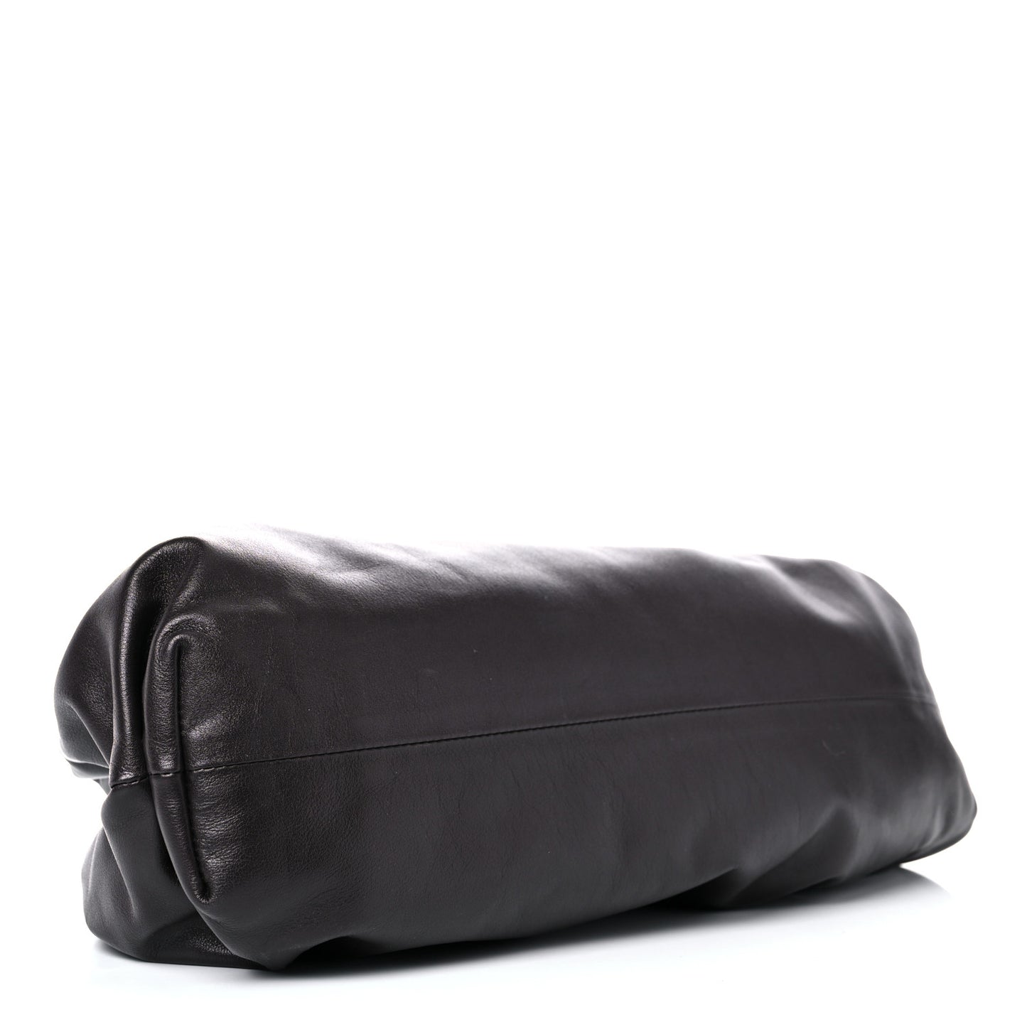 Smooth Butter Calf The Pouch Oversized Clutch Fondant