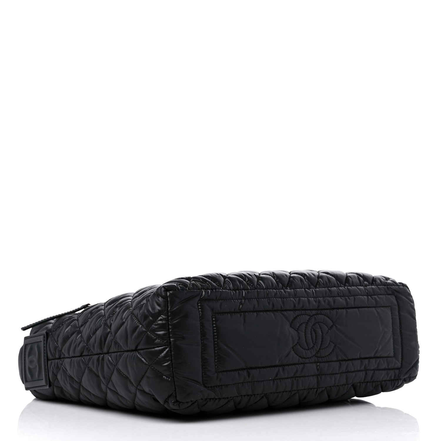 Chanel Nylon Quilted Coco Cocoon Hobo Black 4 of 9
