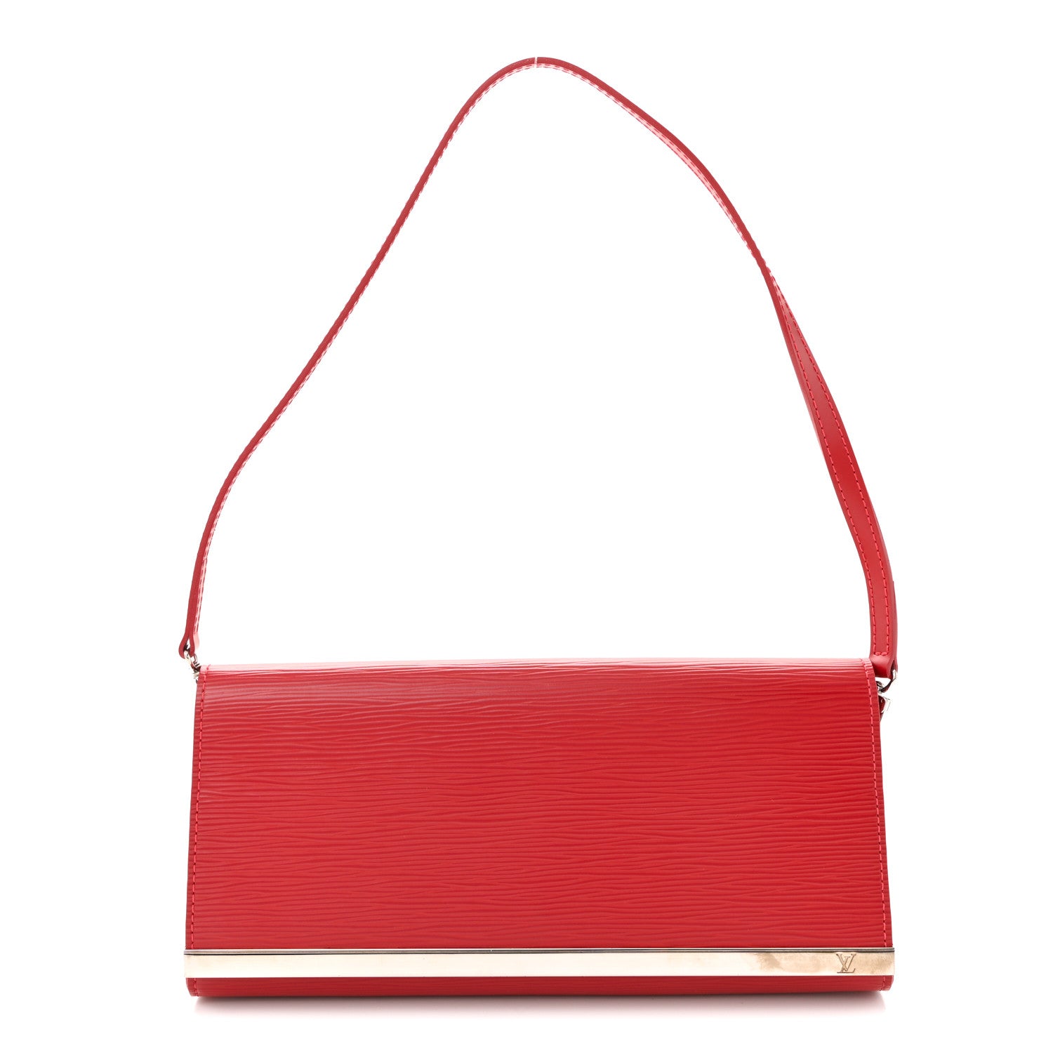 Louis Vuitton Epi Sevigne Clutch Red 1 of 9
