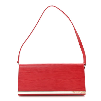 Louis Vuitton Epi Sevigne Clutch Red 1 of 9