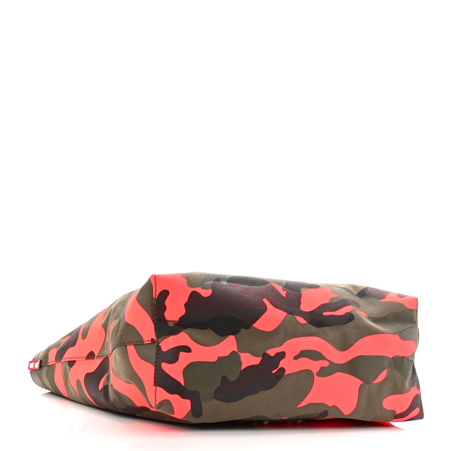 Canvas Camouflage Rockstud Reversible Tote Pink