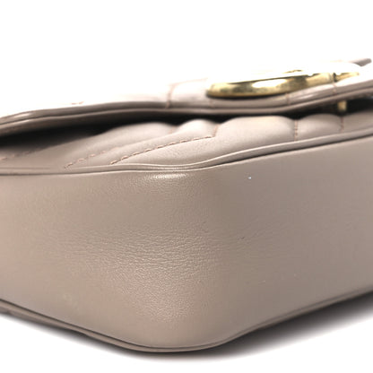 Gucci Calfskin Matelasse Super Mini GG Marmont Shoulder Bag Porcelain Rose 9 of 10