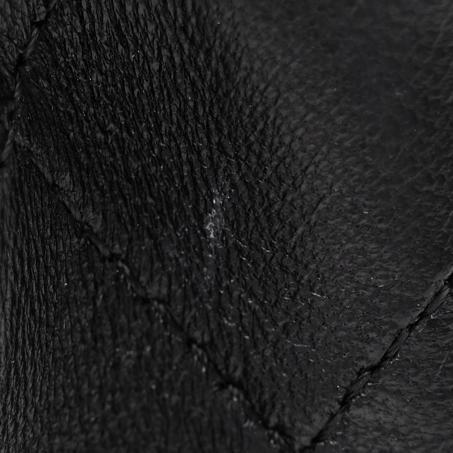 Lambskin Quilted Mini Square Flap Black