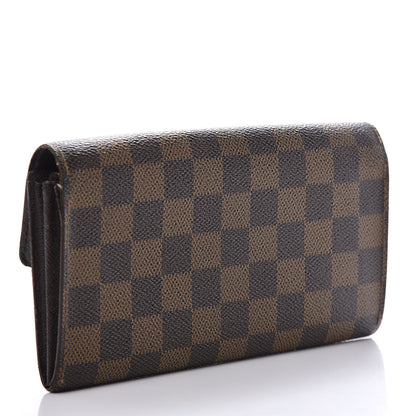 Louis Vuitton Damier Ebene Sarah Wallet 3 of 13