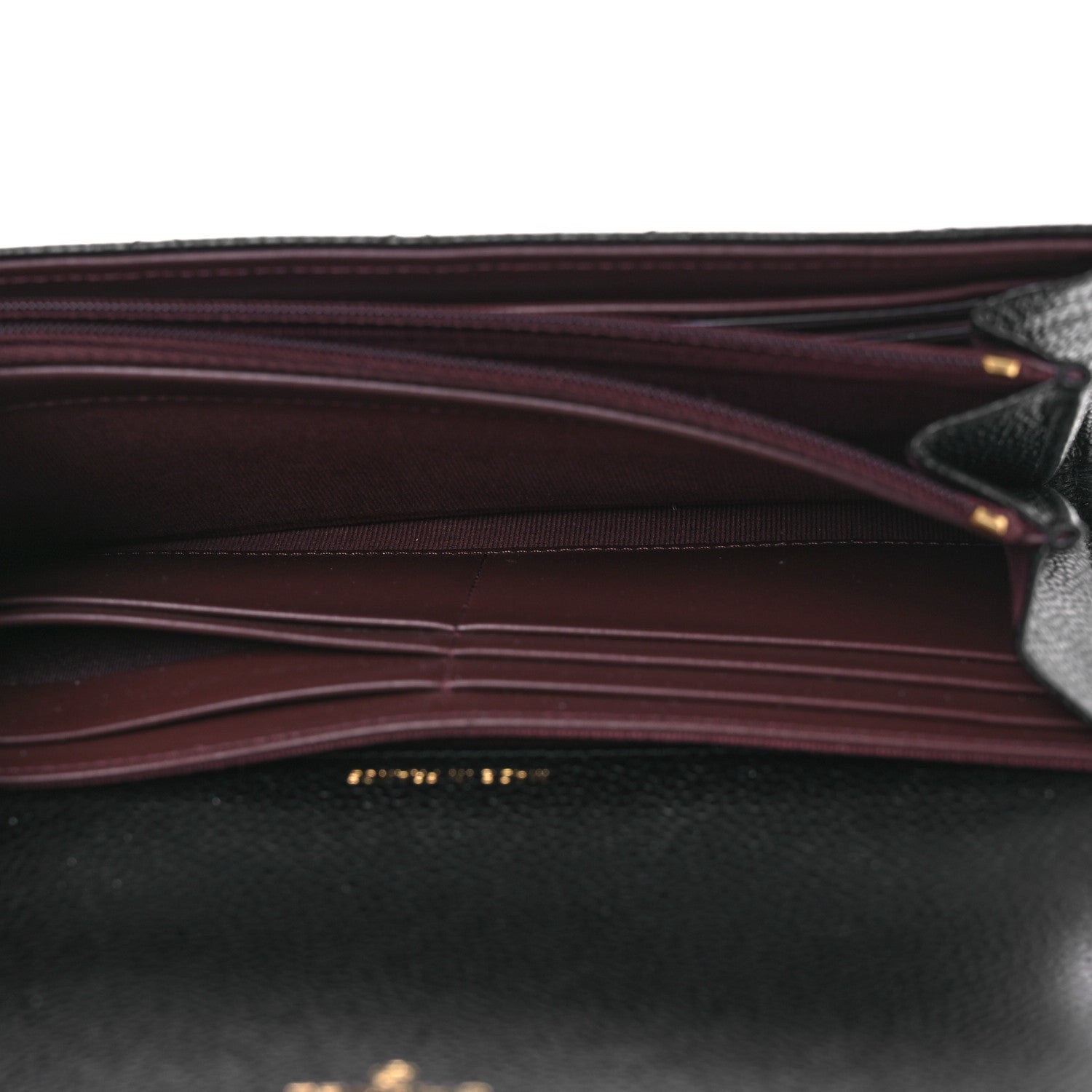 Chanel Caviar Quilted Large Gusset Flap Wallet Black 5 of 11