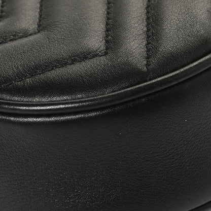 Gucci Calfskin Matelasse GG Marmont Belt Bag 95 38 Black 13 of 13