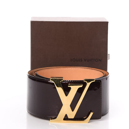 Louis Vuitton Patent LV Facettes Belt 75 30 Amarante 8 of 8