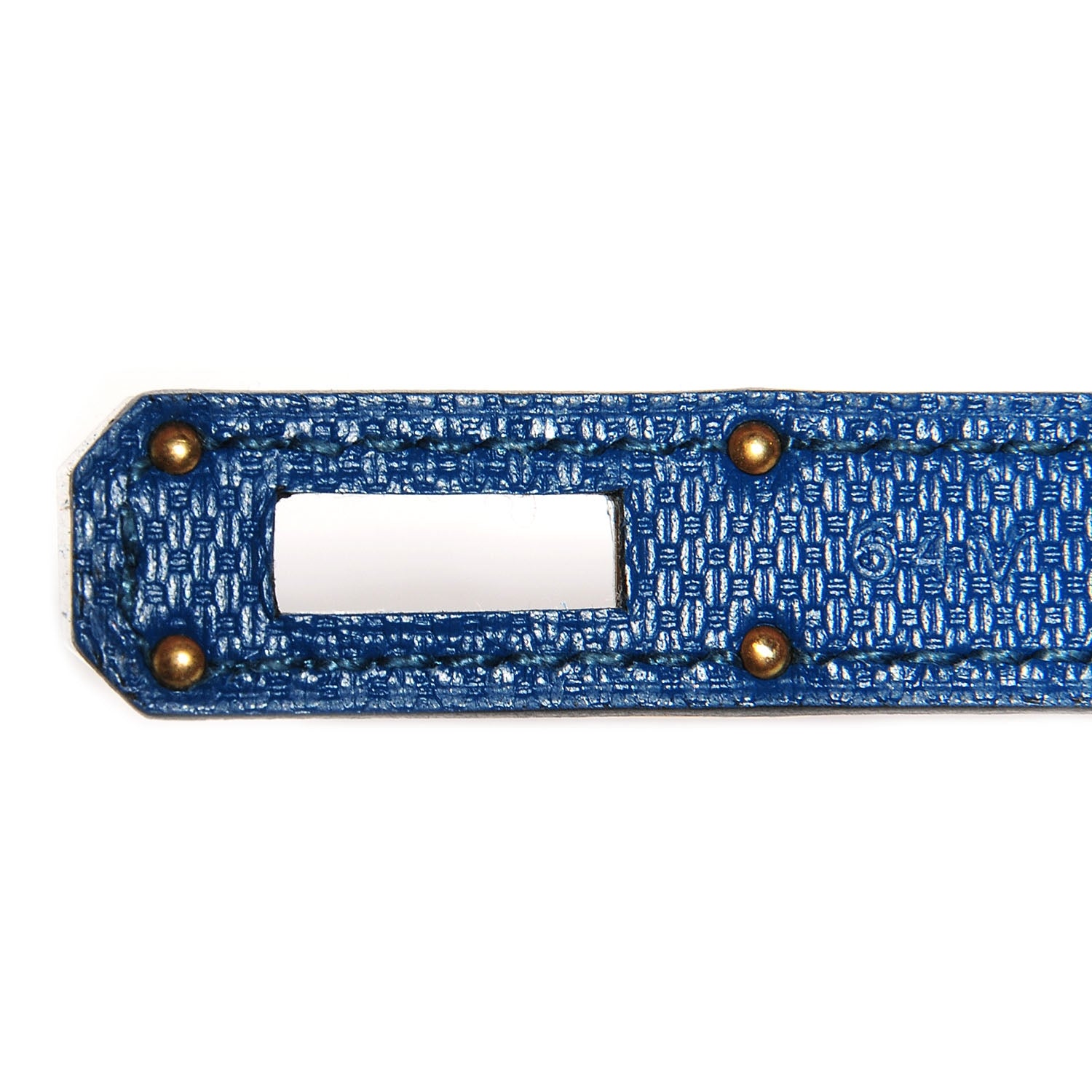 Hermes Grain d'H Kelly Longue Wallet Bleu De Galice 11 of 18