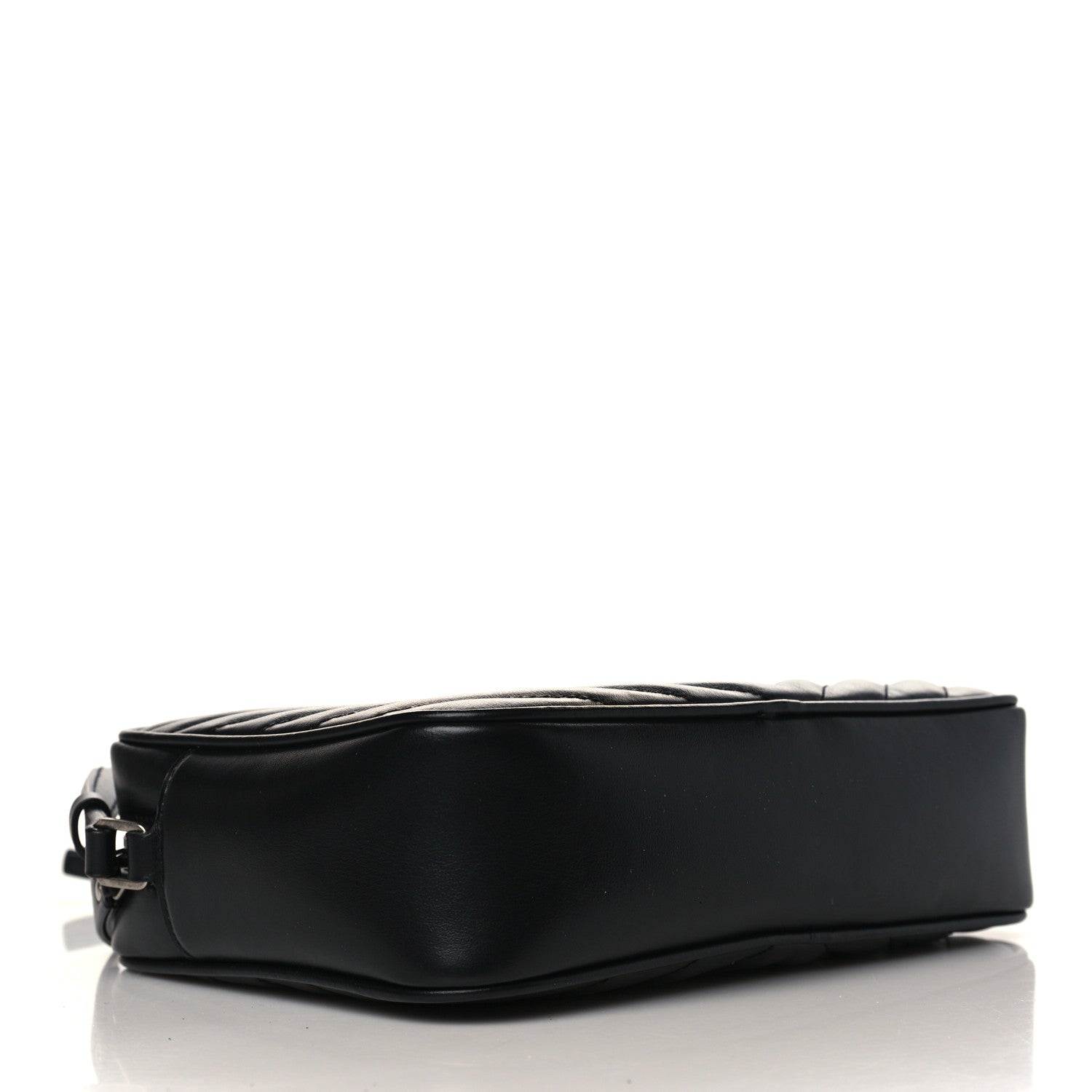 Saint Laurent Calfskin Matelasse Monogram Lou Camera Bag Black 4 of 9