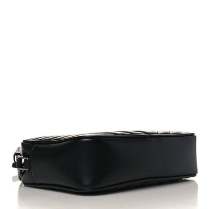 Saint Laurent Calfskin Matelasse Monogram Lou Camera Bag Black 4 of 9