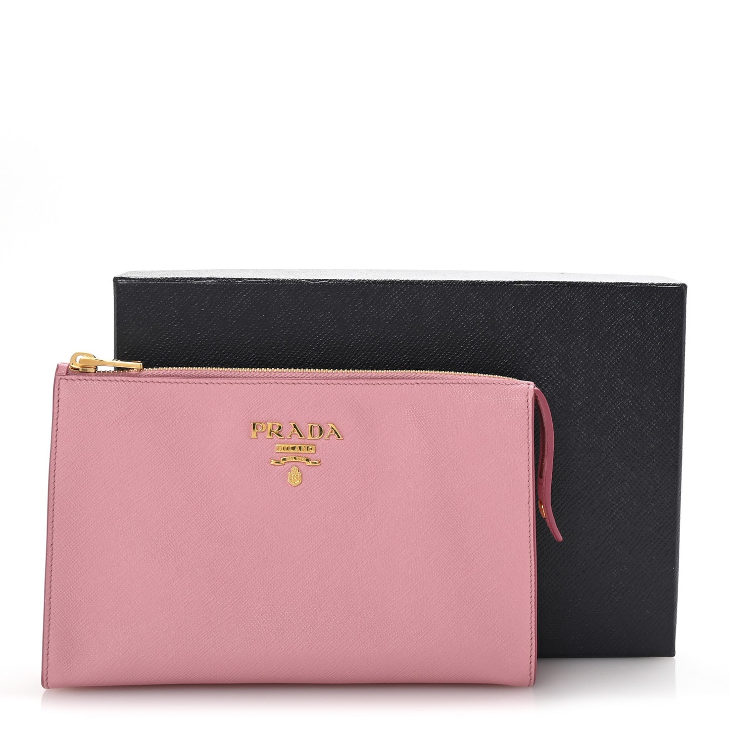 Saffiano Pouch Wristlet Petalo