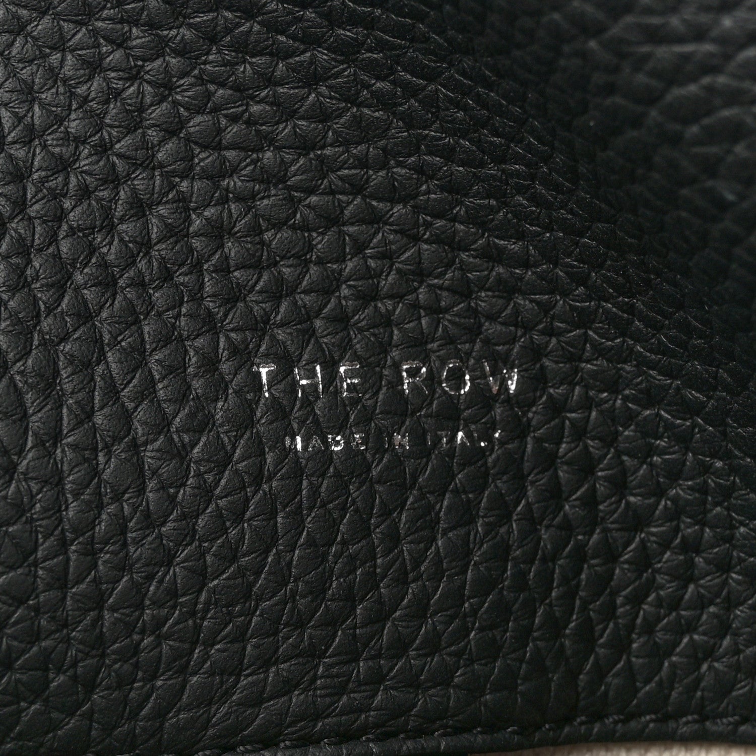 The Row Grained Calfskin Soft Margaux 17 Black 6 of 9