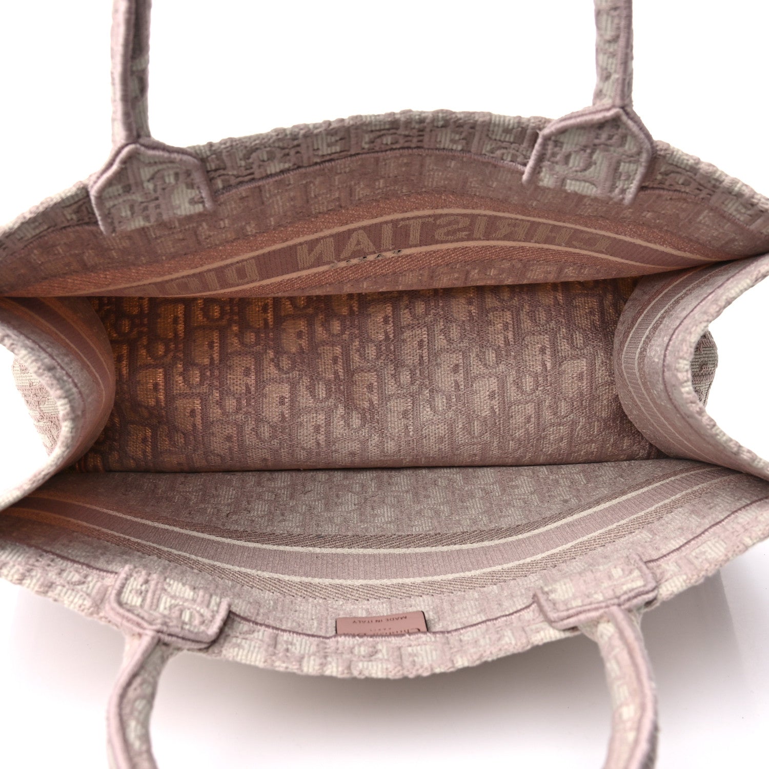 Christian Dior Oblique Medium Book Tote Rose Des Vents 902340