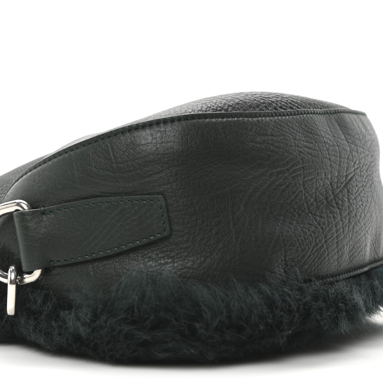 Burberry Shearling Small Knight Crossbody Bag Vine 8 of 9