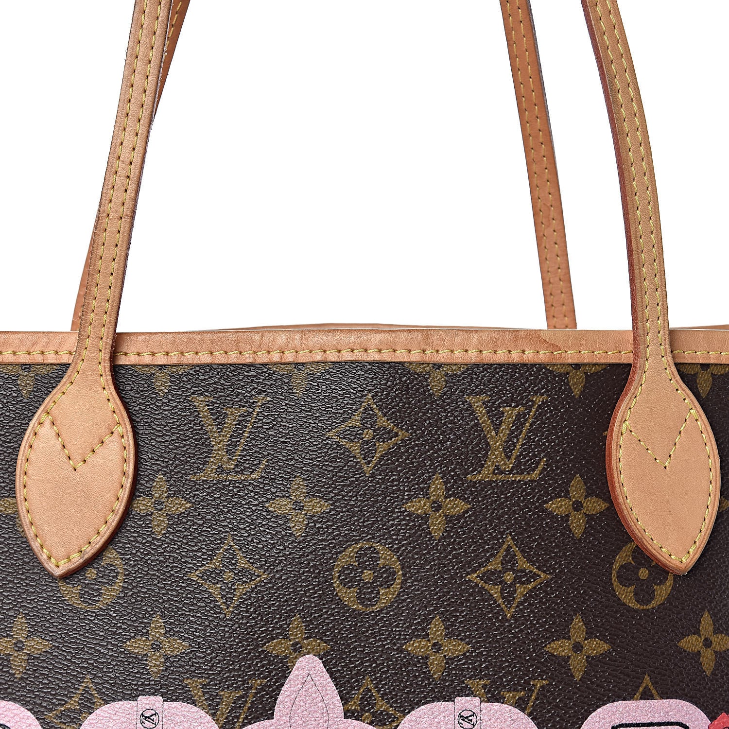 Louis Vuitton Monogram Bay Neverfull MM Rose Ballerine Poppy 13 of 13