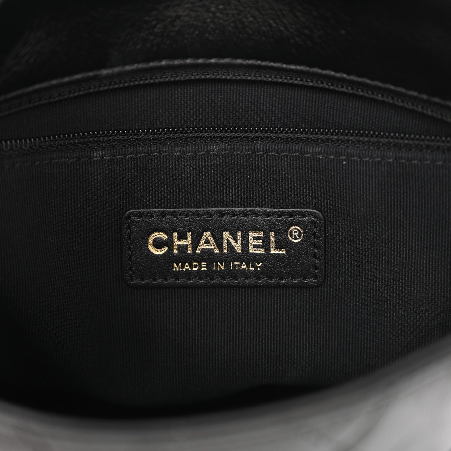 Chanel Lambskin Quilted Small Lacquered Chain Flap Black 6 of 11