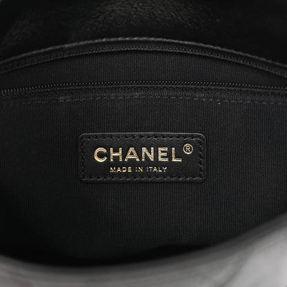 Chanel Lambskin Quilted Small Lacquered Chain Flap Black 6 of 11