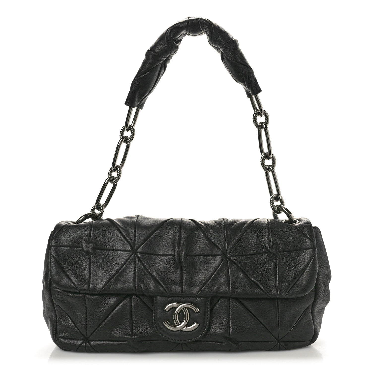 Chanel Lambskin Quilted Soft Squares Origami Flap Black 1 of 10