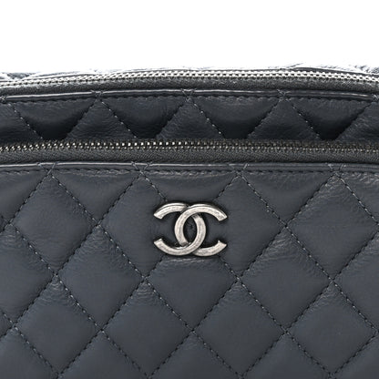 Chanel Calfskin Quilted Waist Bag Dark Grey 8 of 10