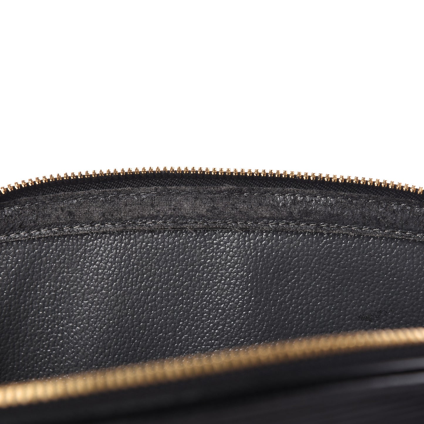 Epi Dauphine Cosmetic Pouch Black