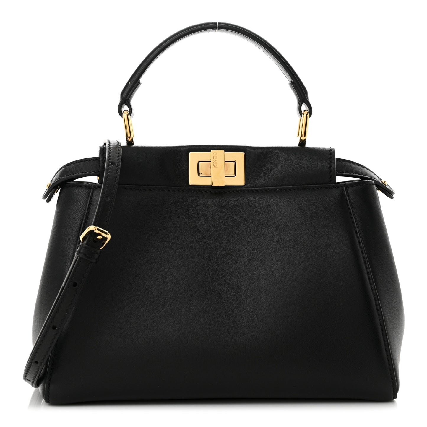 Nappa Mini Peekaboo Iconic Satchel Black