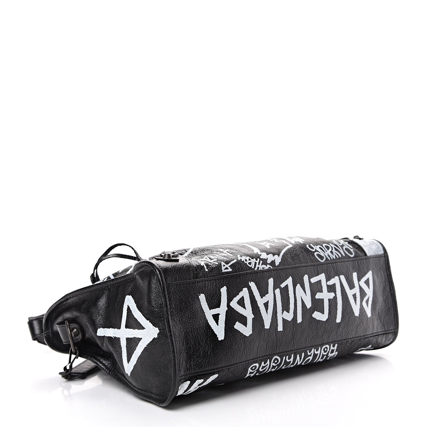 Agneau Arena Graffiti All Over Classic Hardware City Black White
