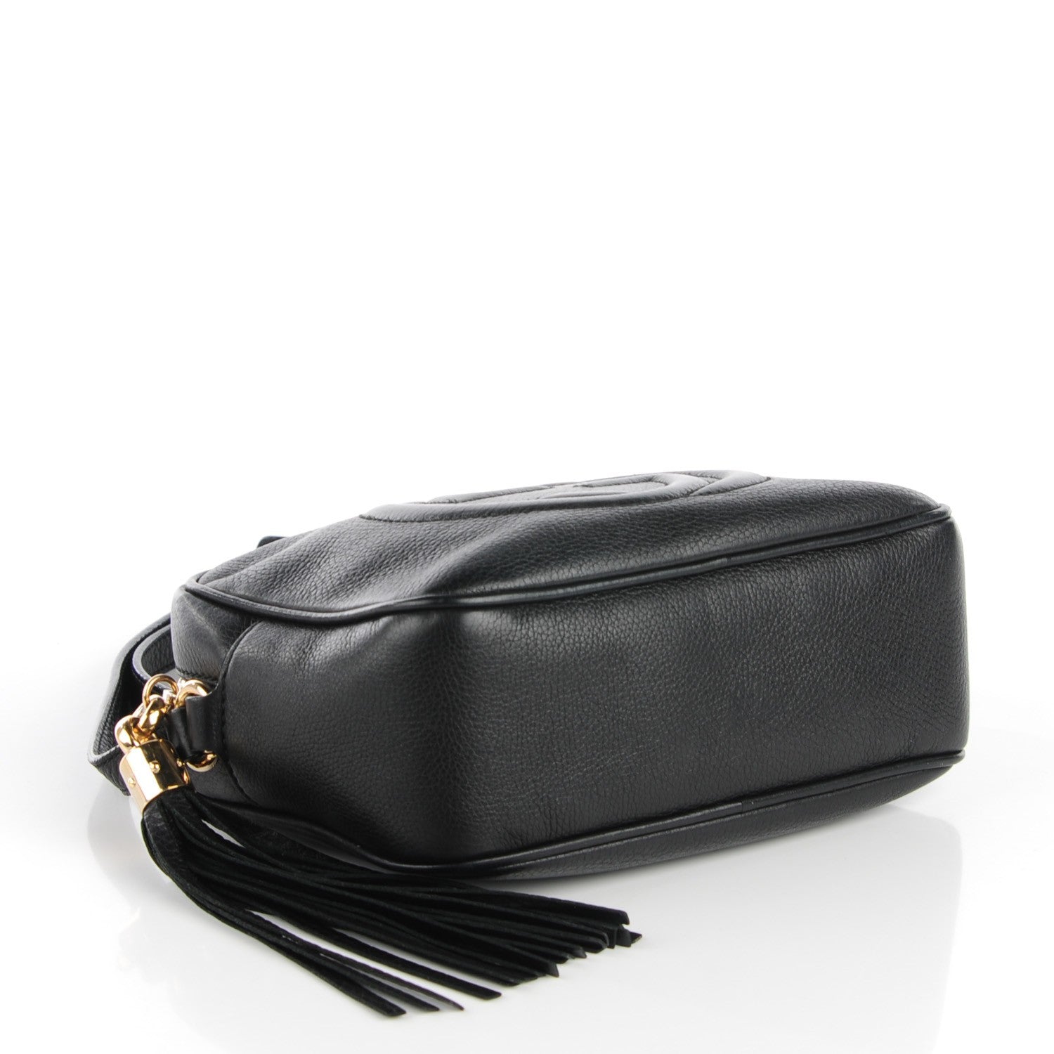 Gucci Pebbled Calfskin Small Soho Disco Bag Black 4 of 7