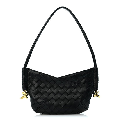 Bottega Veneta Nappa Intrecciato Mini Solstice Shoulder Bag Black 1 of 11