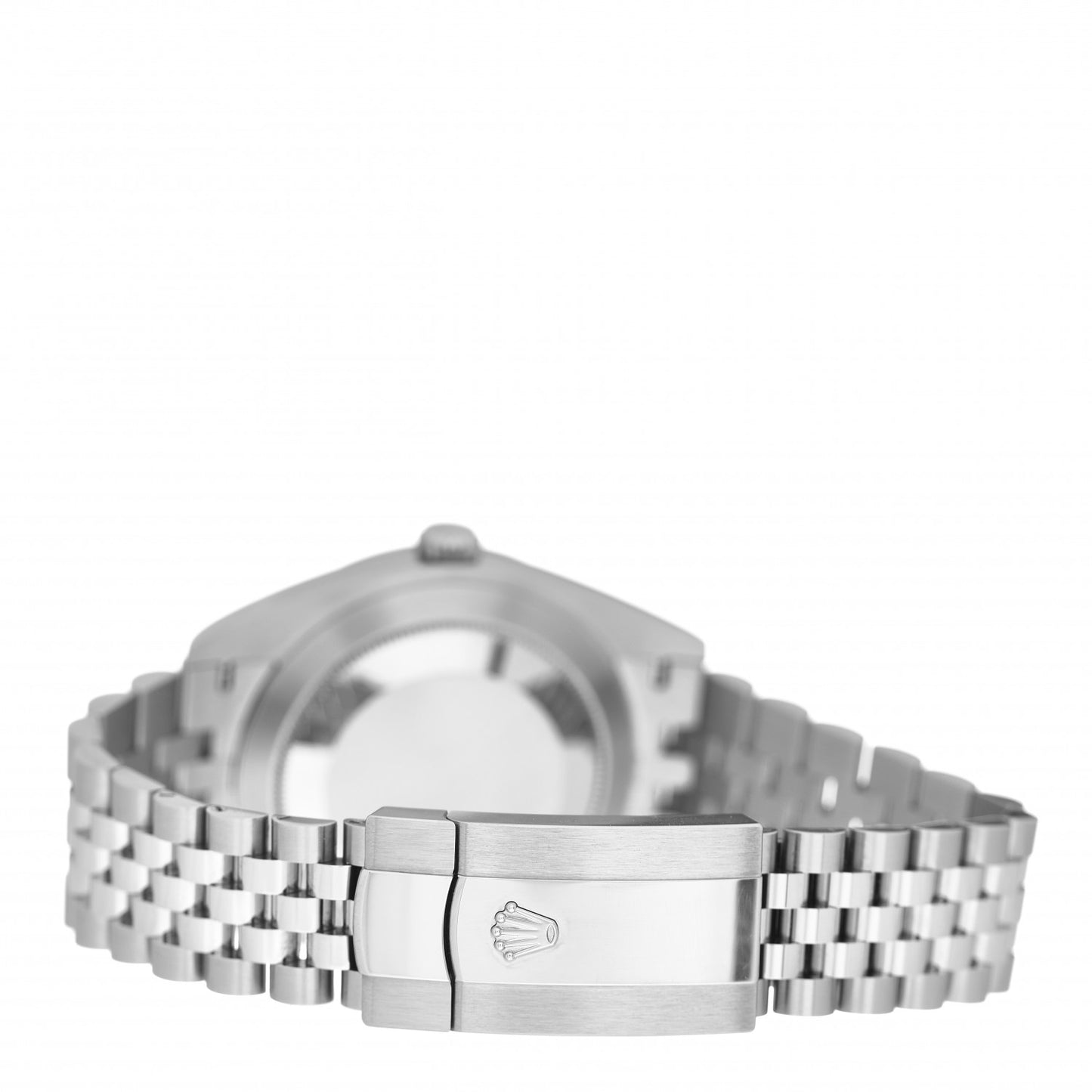 Stainless Steel 18K White Gold Diamond 41mm Oyster Perpetual Datejust Watch Black 126334