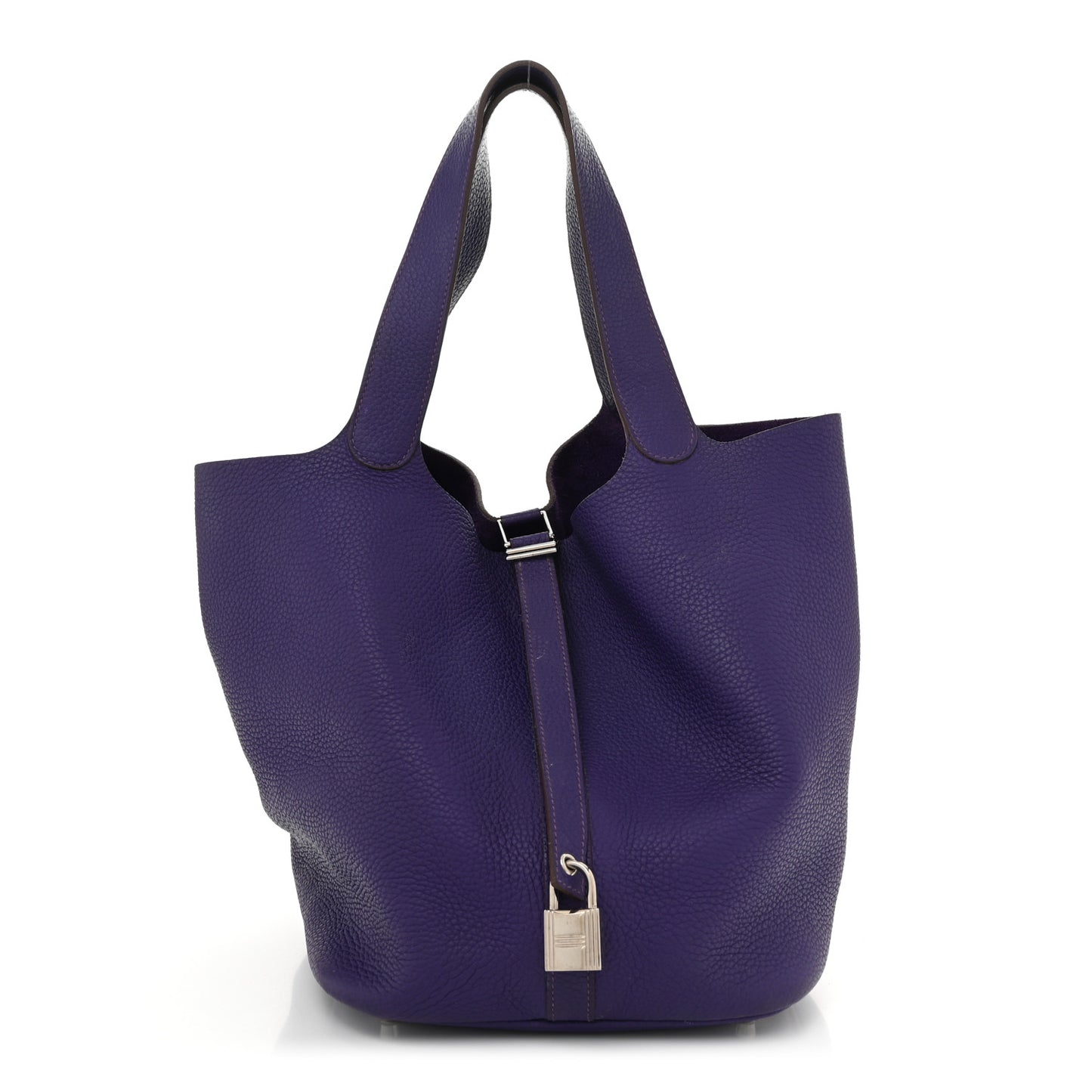 Taurillon Clemence Picotin Lock 26 GM Iris