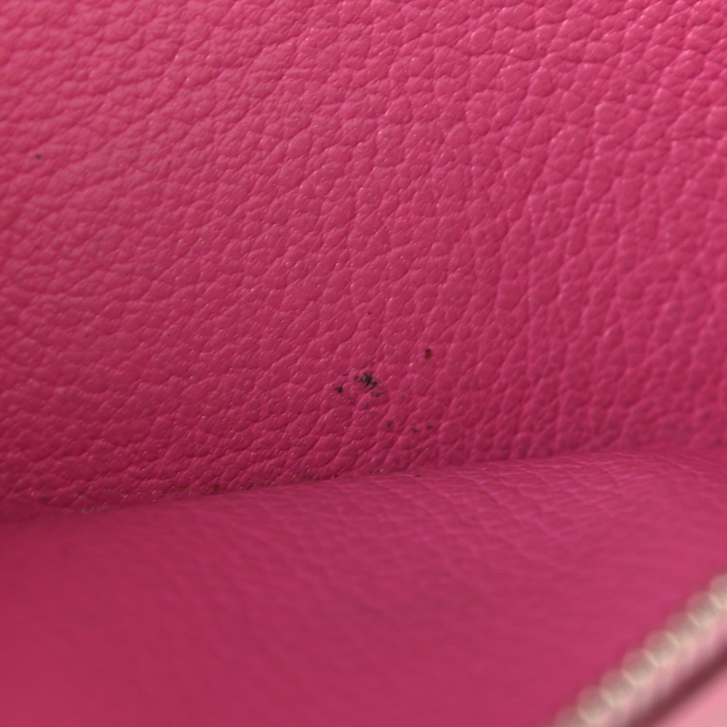 Hermes Ostrich Bearn Wallet Fuchsia 8 of 16