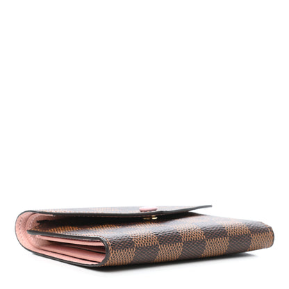 Louis Vuitton Damier Ebene Victorine Wallet Rose Ballerine 4 of 7