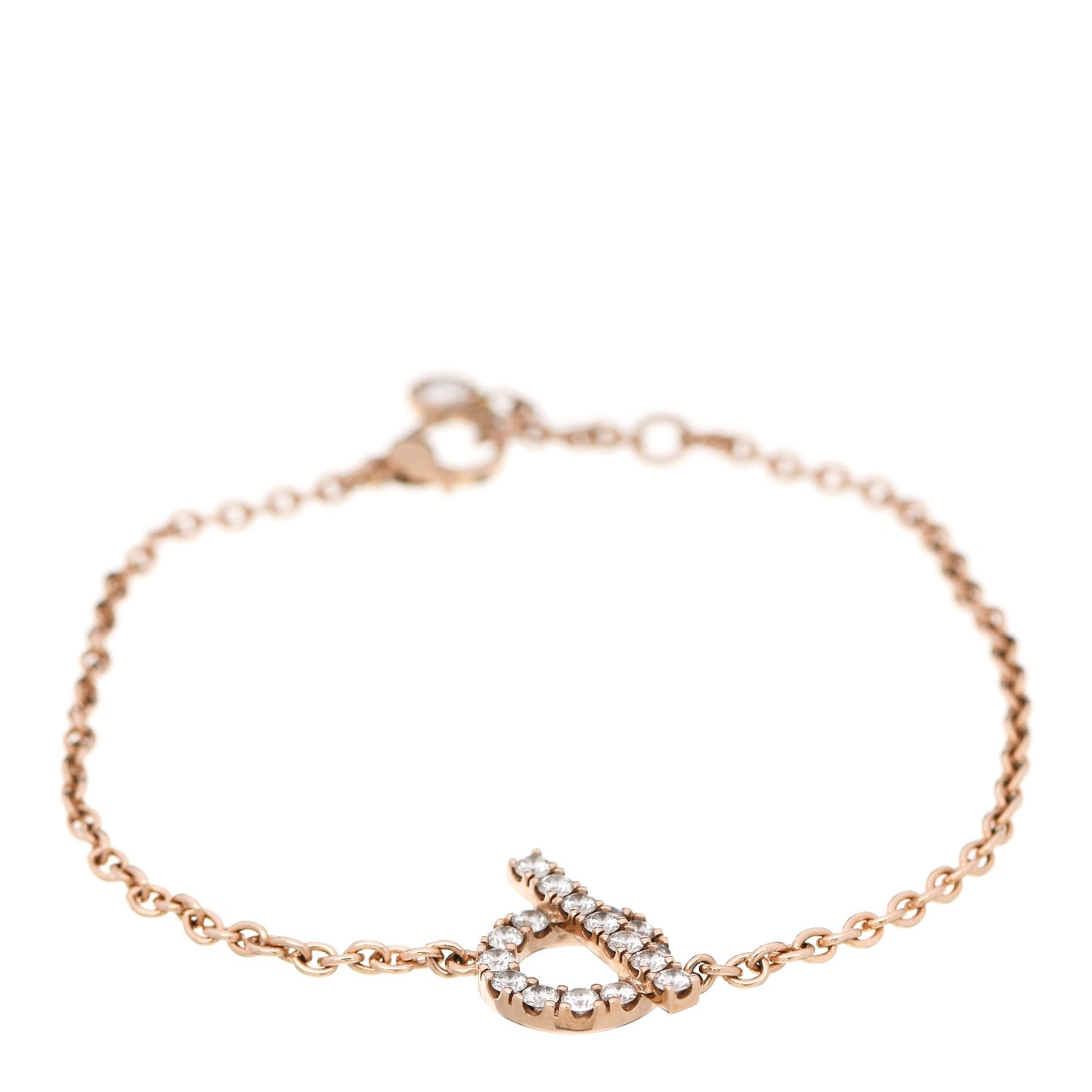 18K Rose Gold Diamond Finesse Bracelet ST